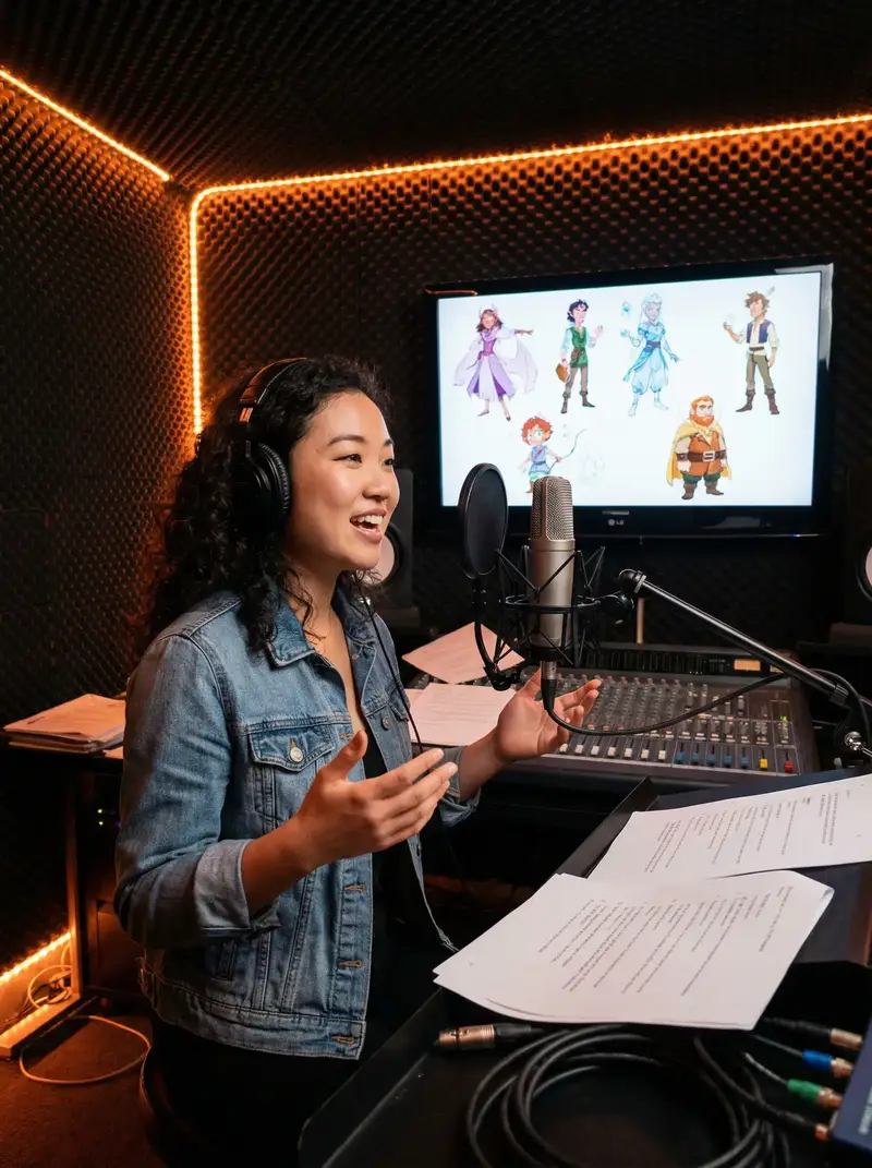 配音工坊 签约声优苏小萌——动漫游戏配音新星